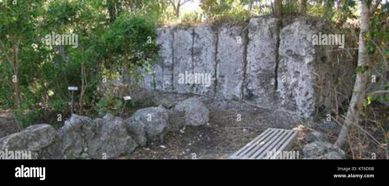 Windley Key Fossil Reef Geological State Park, located in the Florida ...