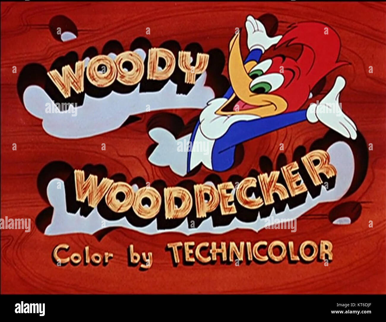 Woody Woodpecker Title Card Stock Photo Alamy