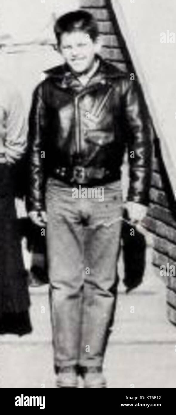 Young greaser Stock Photo Alamy