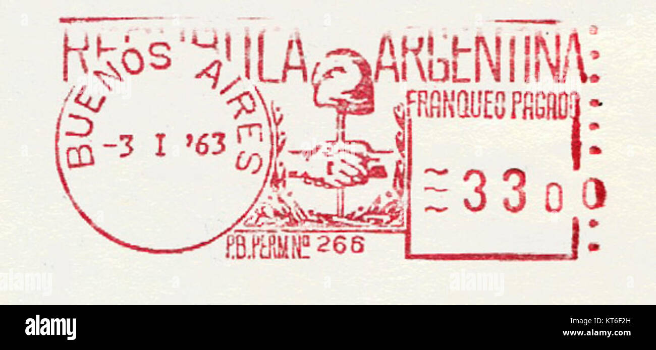 Argentina stamp type JA1A Stock Photo - Alamy