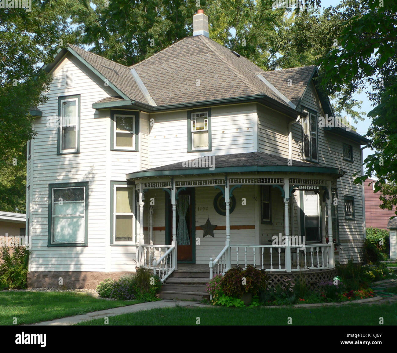 Armour, South Dakota, 1102 Main St from SW 1 Stock Photo Alamy