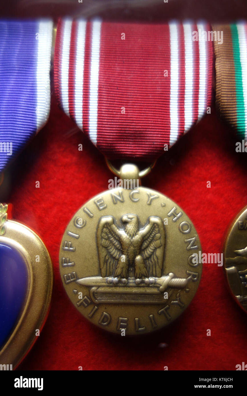 Army Good Conduct Medal Fort Devens Museum DSC07224 Stock Photo Alamy