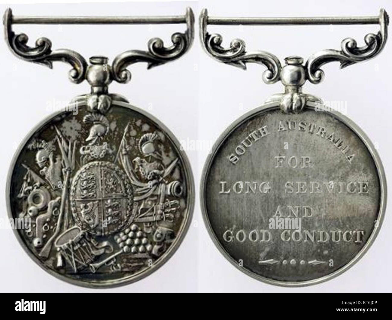 Army Long Service and Good Conduct Medal (South Australia Stock Photo