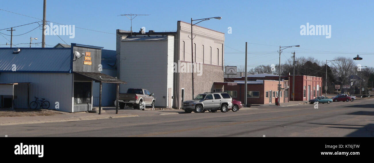 Arnold, Nebraska Arnold Ave face E 1 Stock Photo Alamy