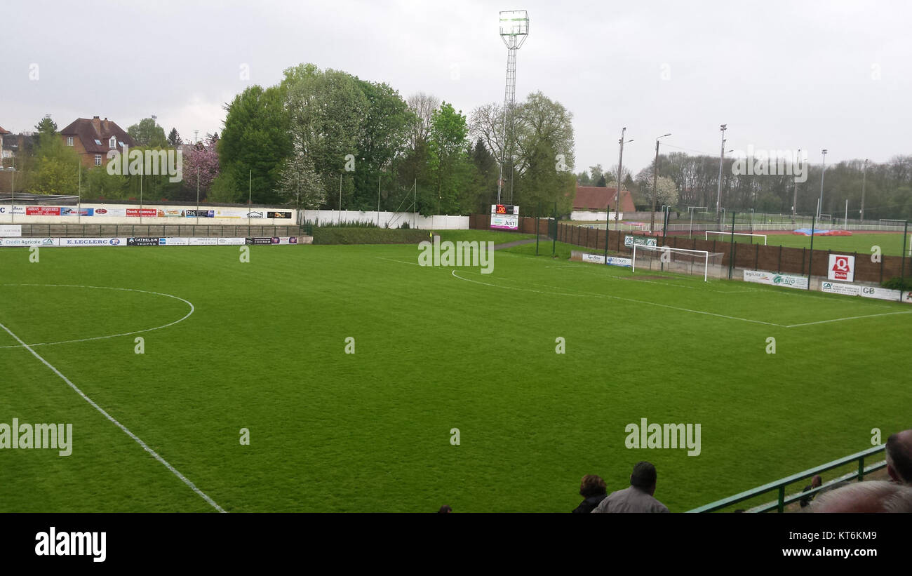 A photograph capturing a moment from the football match between Arras ...