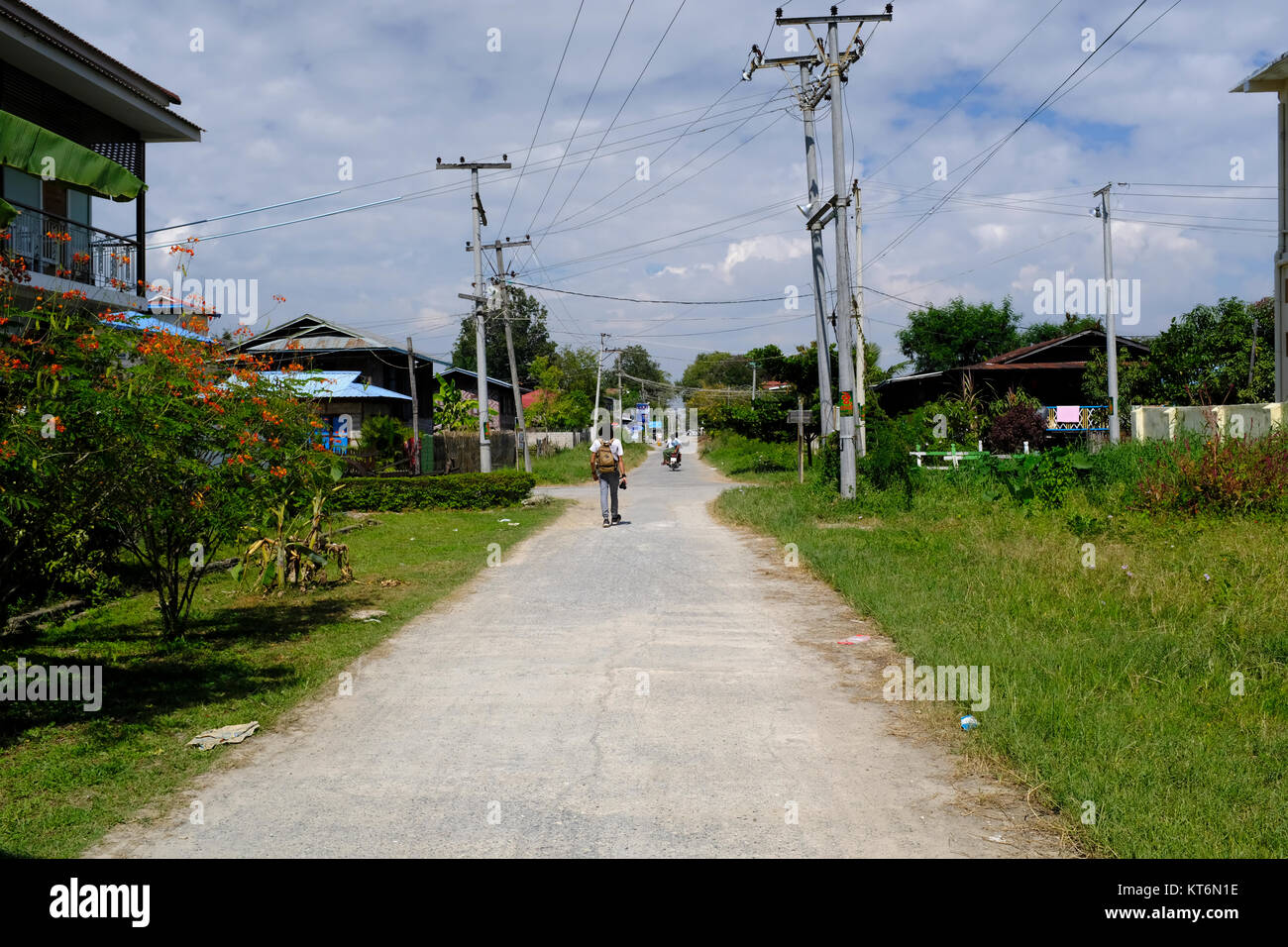 Street Inle Street in Inle Lake, Myanmar Stock Photo - Alamy