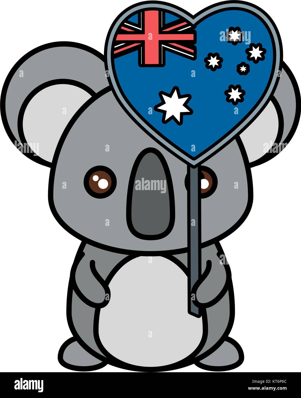 koala with hand pendant vector illustration Stock Vector Image & Art ...