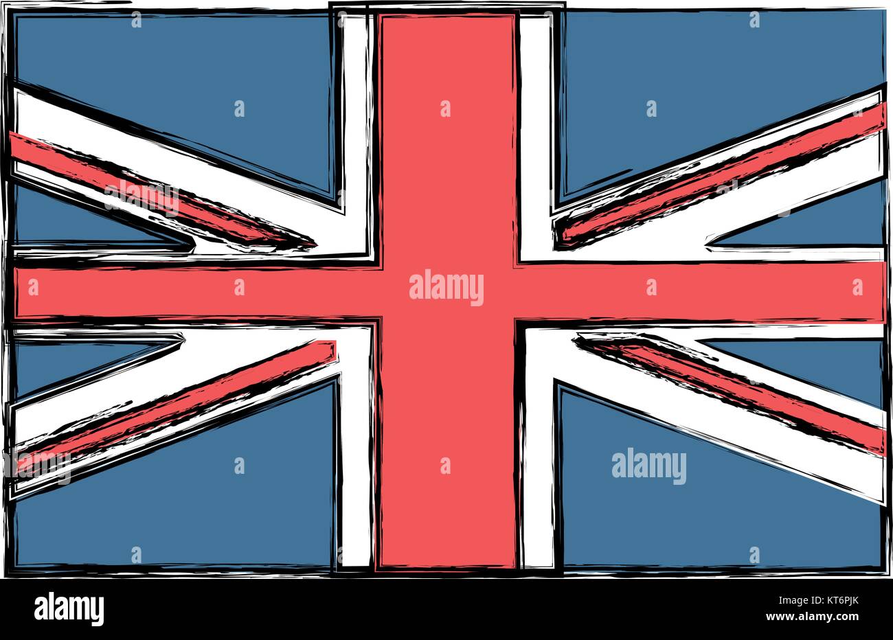 union jack flag of australia vector illustration Stock Vector Image ...