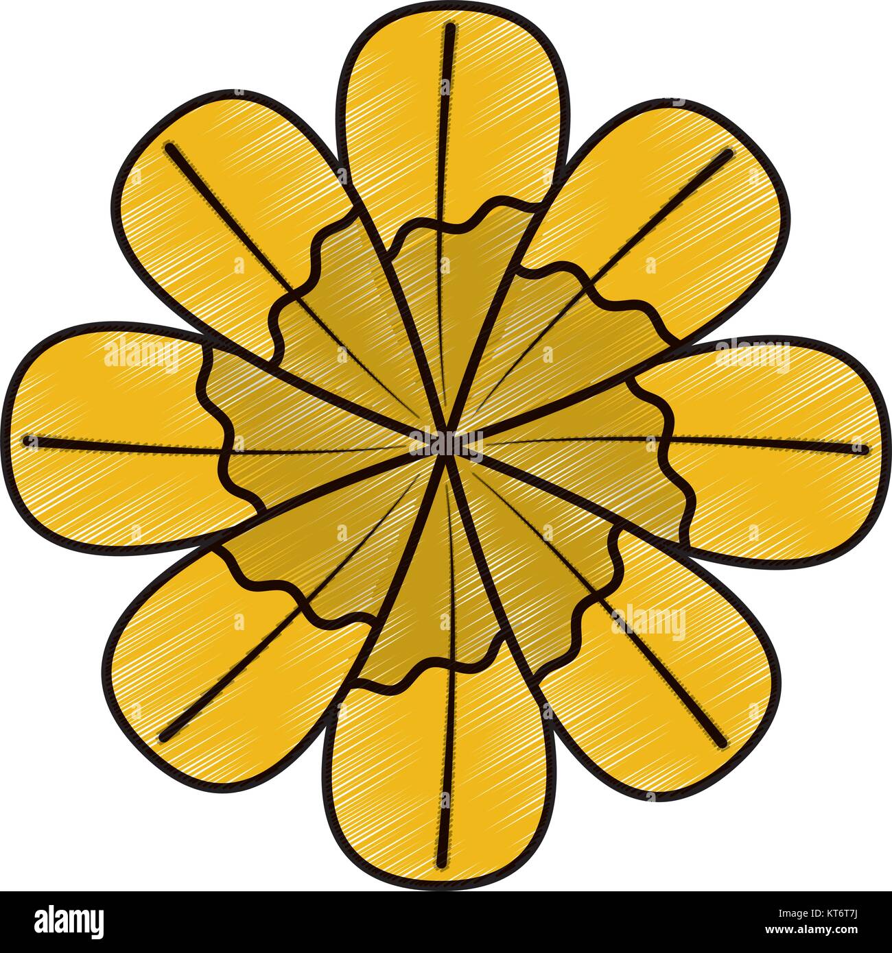 flower yellow floral icon image vector illustration design Stock Vector ...