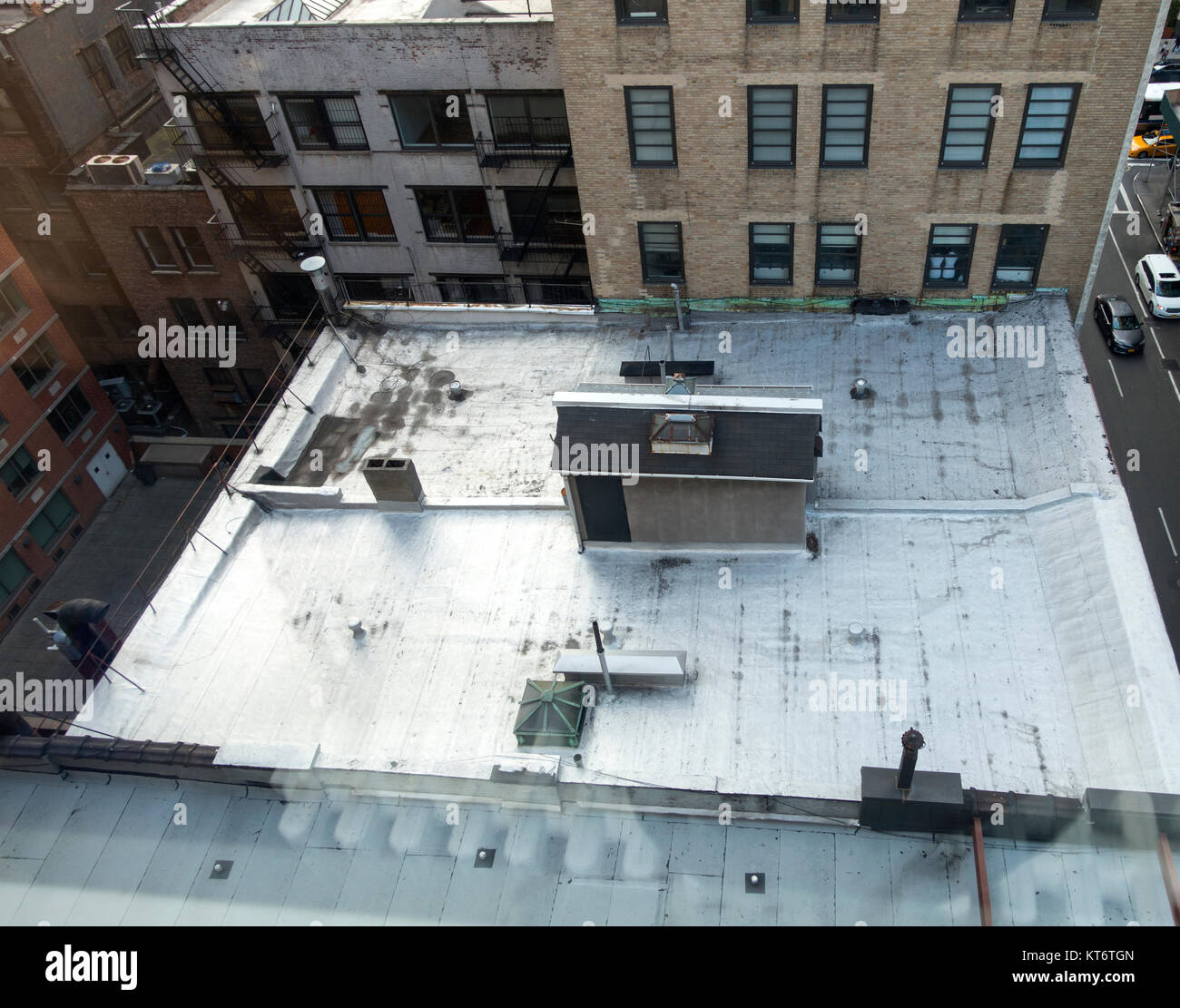 silver roofs urban city buildings Stock Photo - Alamy