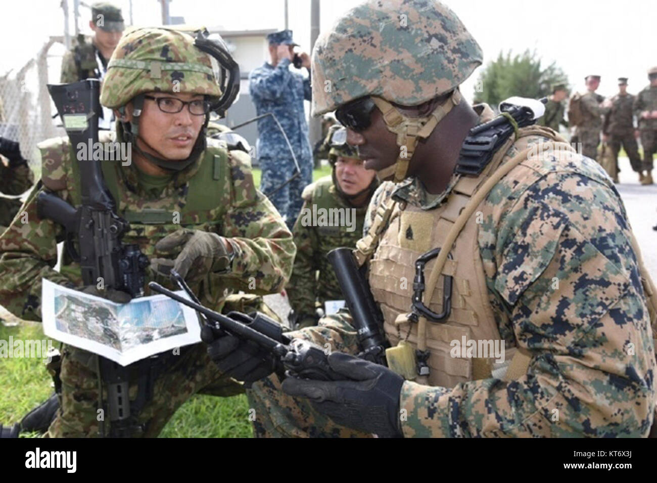 A member of the 51st Infantry Regiment, 15th Brigade, Japan Ground Self ...