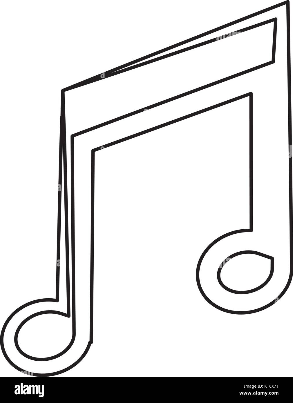 Music note symbol Stock Vector Image & Art Alamy