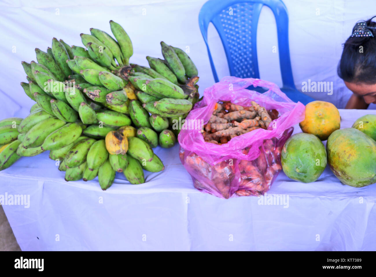 Organic cultivated fruits and vegetable of northeast India displaying