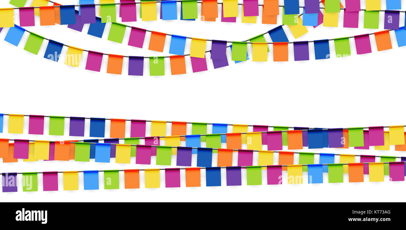 colored garlands background collection for party or festival usage ...
