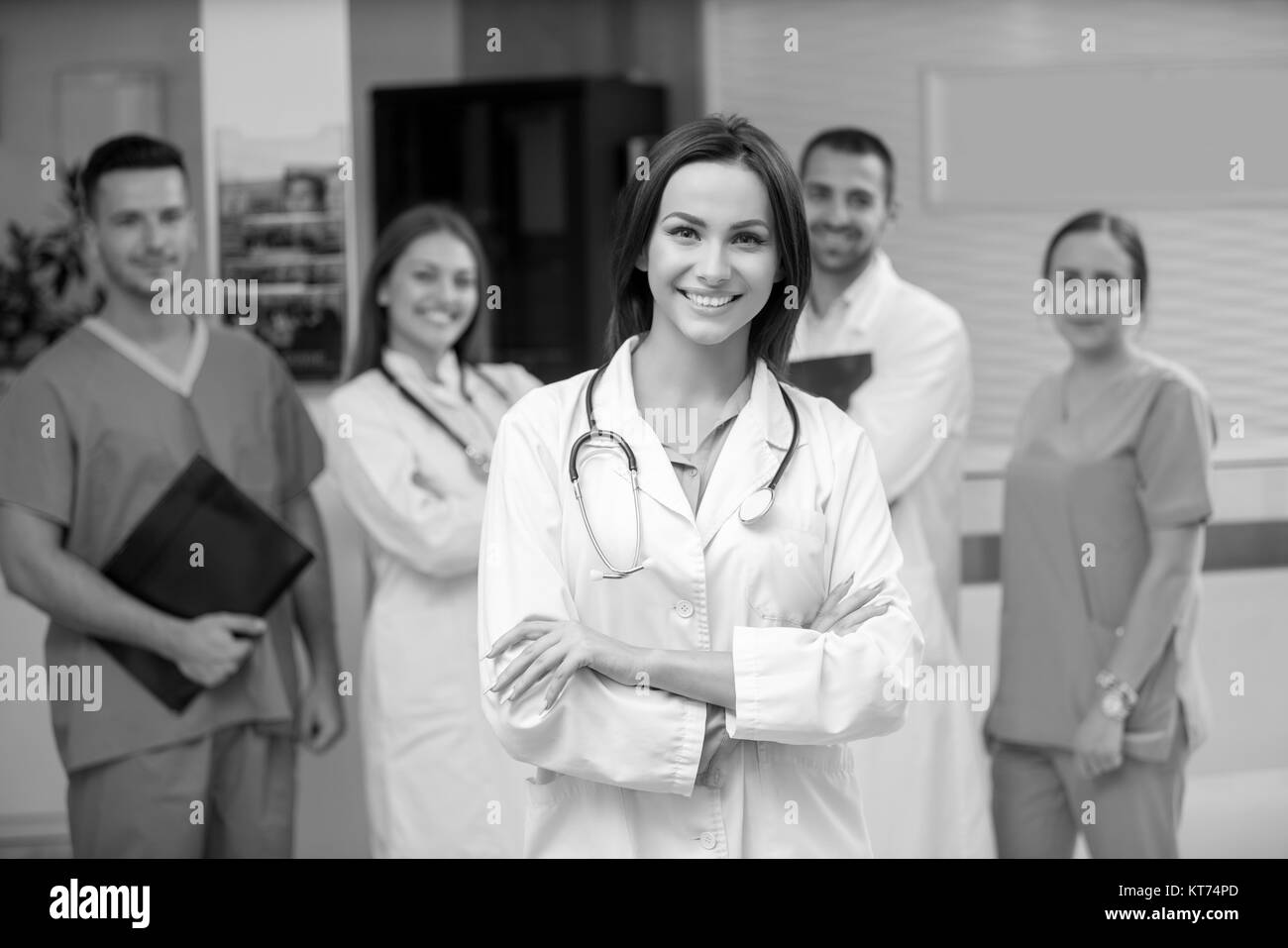 Nurse Black and White Stock Photos & Images - Alamy