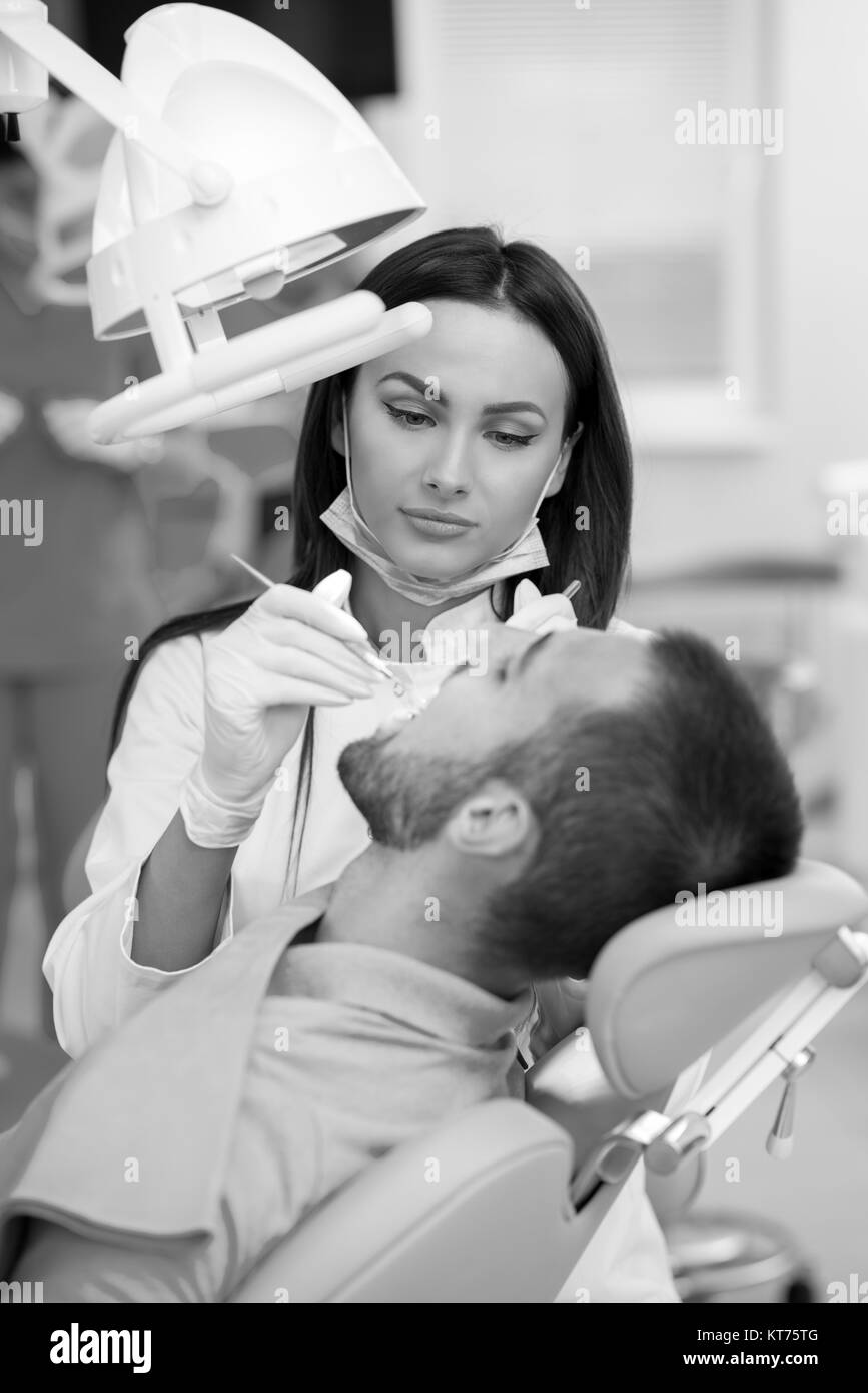 Dentist Black and White Stock Photos & Images Alamy