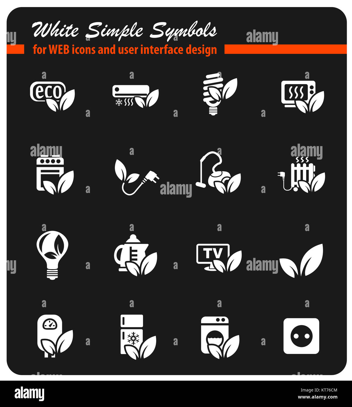 eco icon set Stock Photo - Alamy