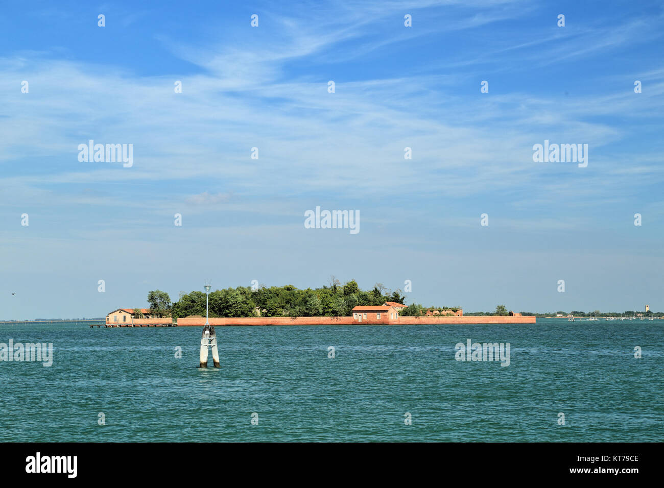 Isola di San Giacomo in Paludo island, Venetian Lagoon, between Murano and Burano Stock Photo