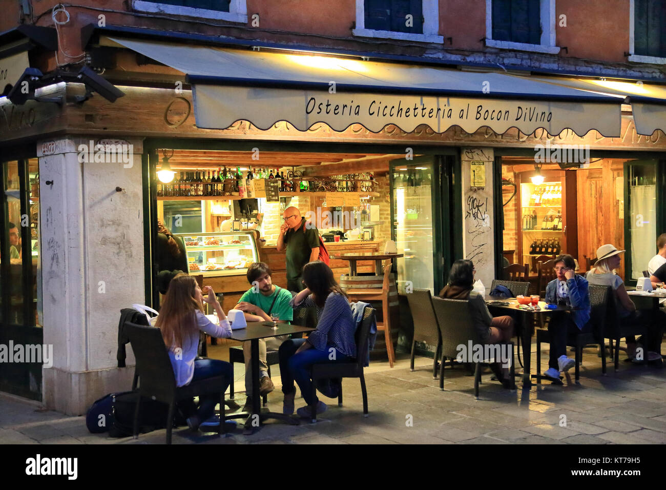 Osteria Cichetteria al Bocon DiVino Stock Photo