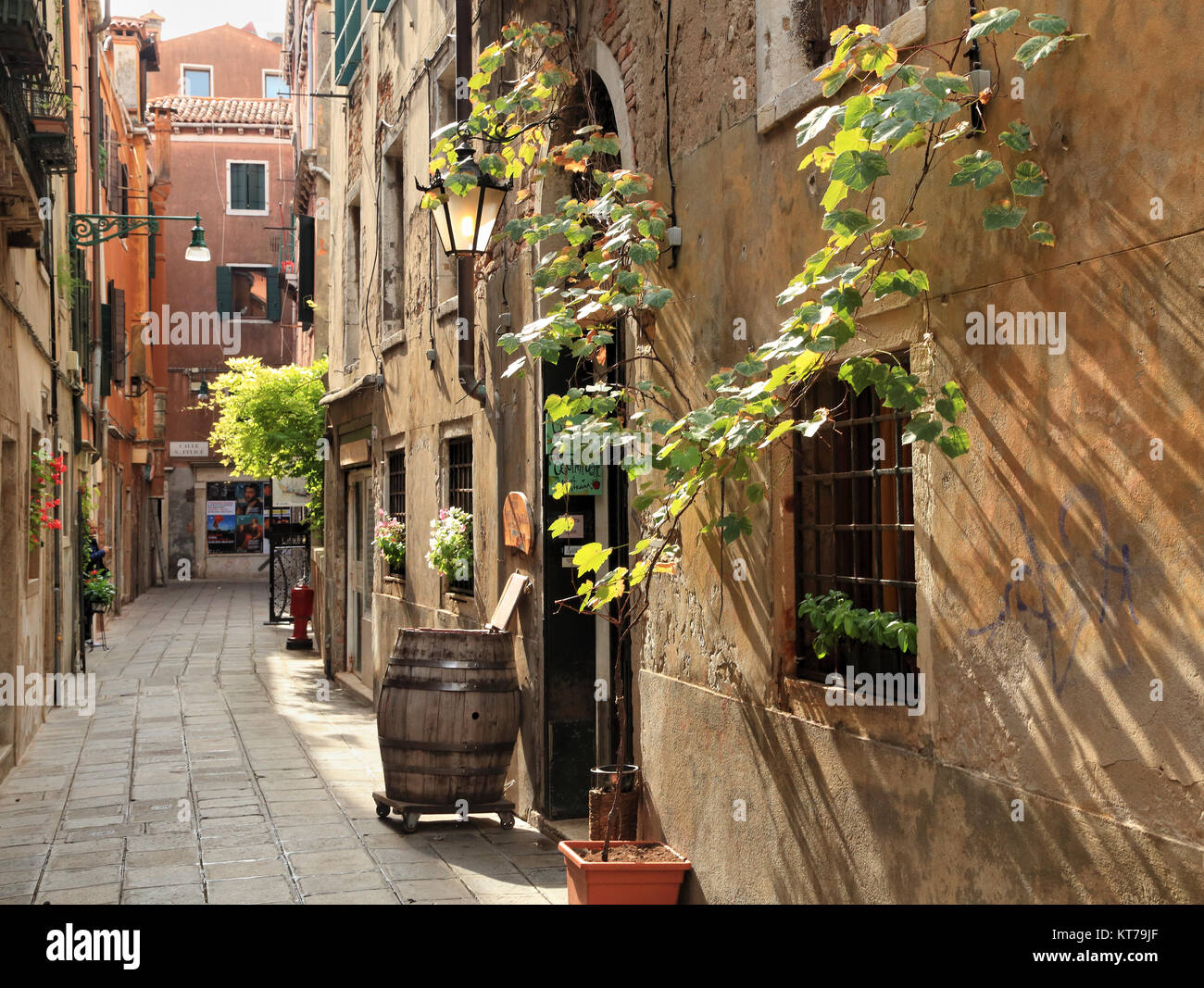 Restaurant Osteria Antica Adelaide, Cannaregio Stock Photo