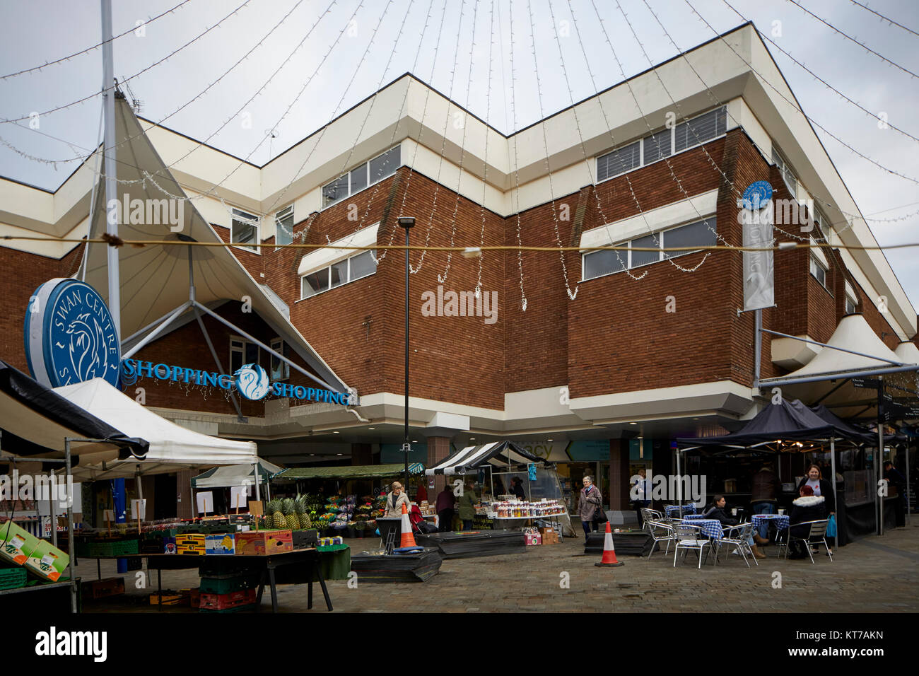 Entrance to Swan Shopping Centre in Kidderminster, Worcestershire, the