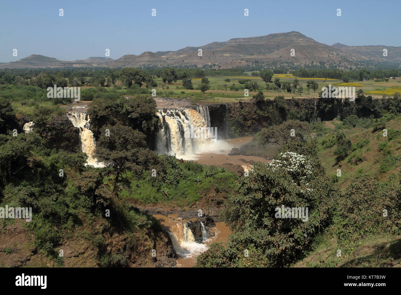 the nile waterfall tisissat in ethiopia Stock Photo - Alamy