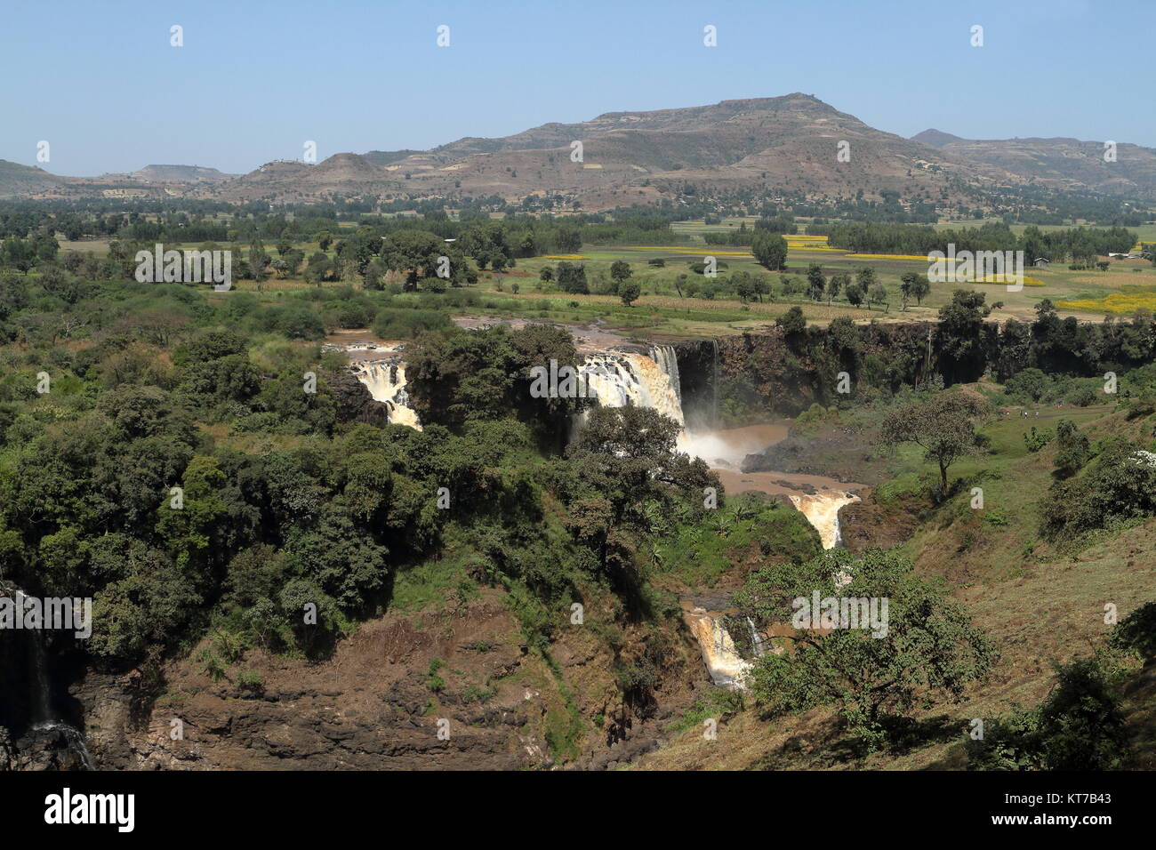 the nile waterfall tisissat in ethiopia Stock Photo