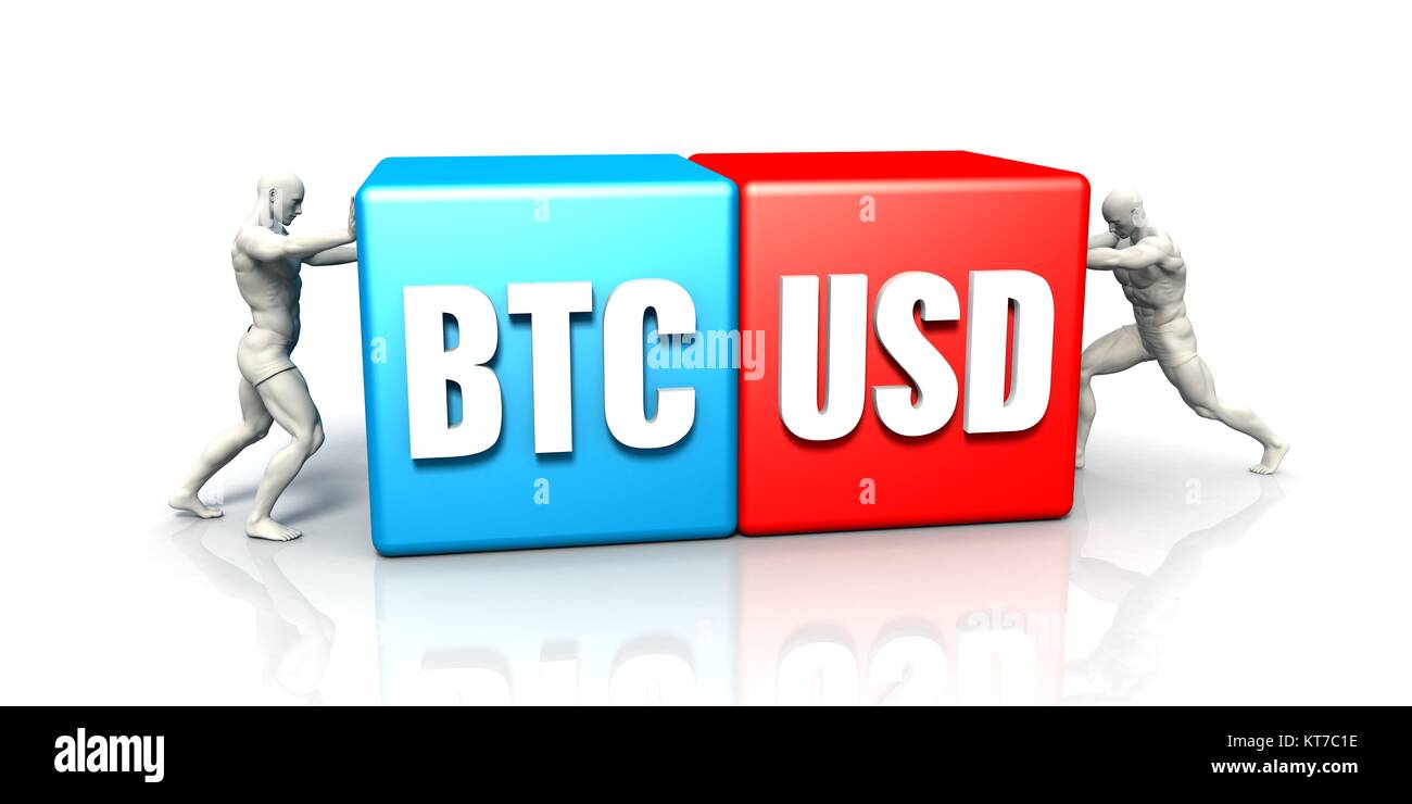 BTC USD Currency Pair Stock Photo - Alamy
