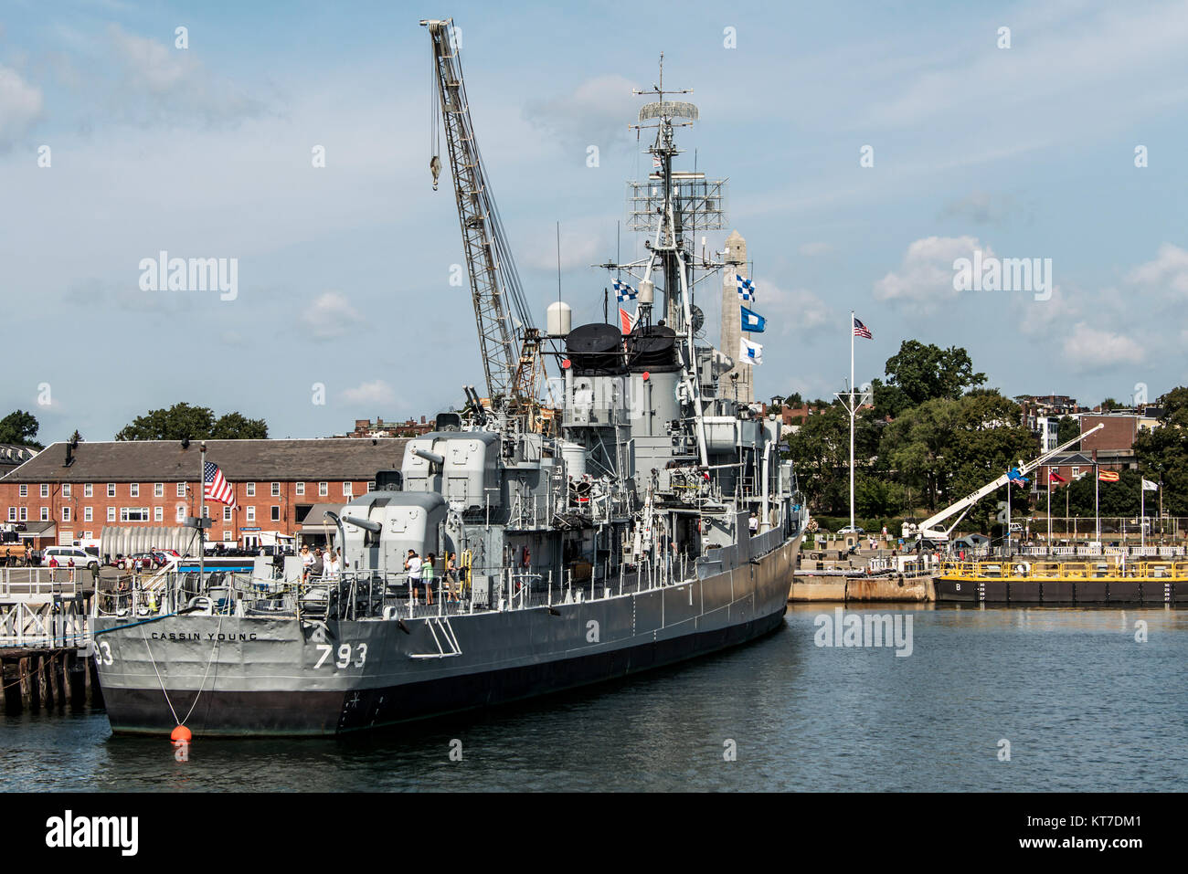 Boston massachusetts USA 06.09.2017 USS Cassin Young Fletcher class