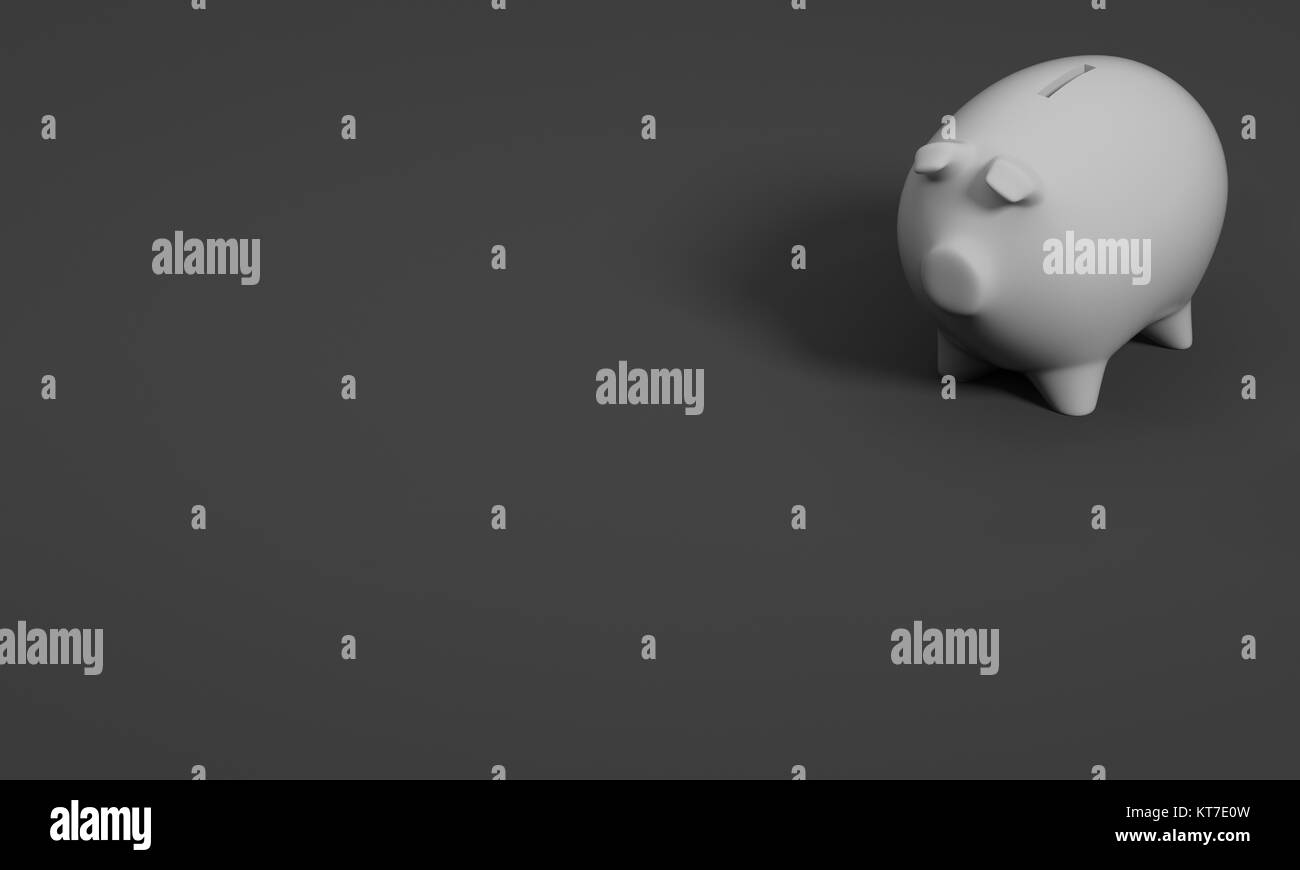 3D RENDERING OF PIGGY BANK Stock Photo - Alamy