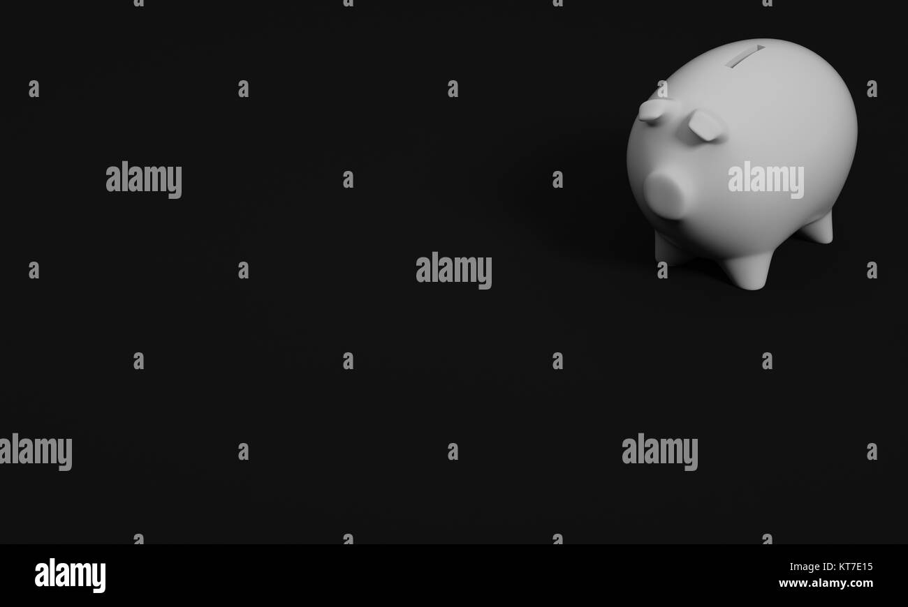 3D RENDERING OF PIGGY BANK Stock Photo - Alamy