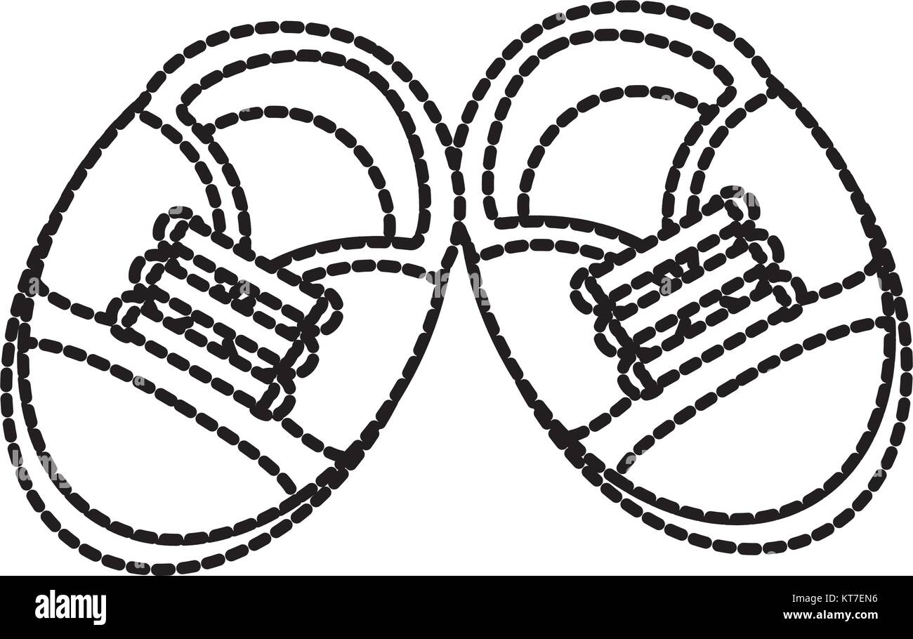 Shoe of baby object and childhood theme Isolated design Vector ...