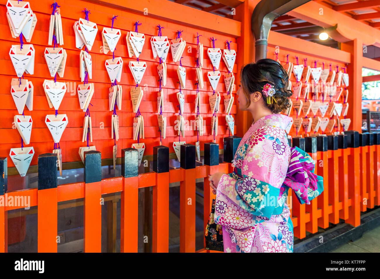KYOTO,JAPAN NOVEMBER 17 Asian women wearing japanese traditional