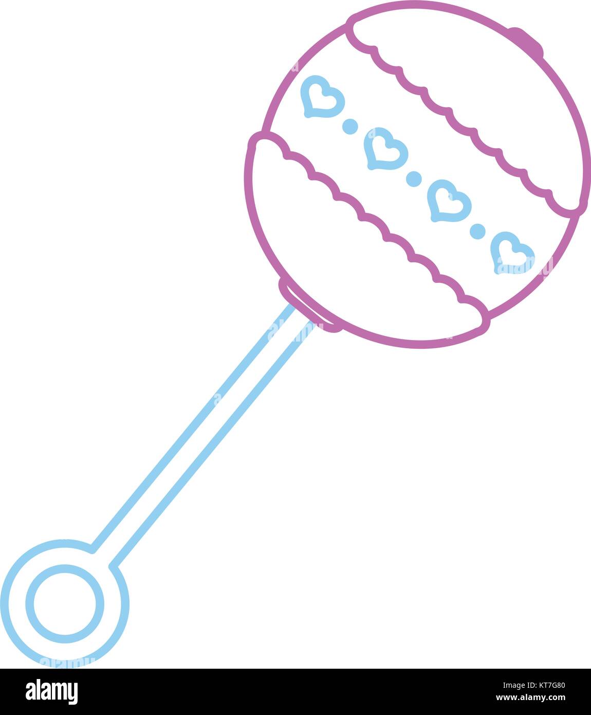 Baby maraca design Stock Vector Image & Art - Alamy