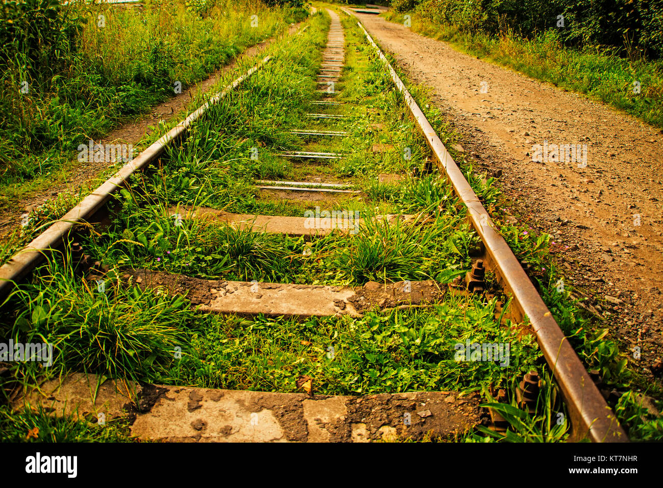 rails out of order Stock Photo Alamy