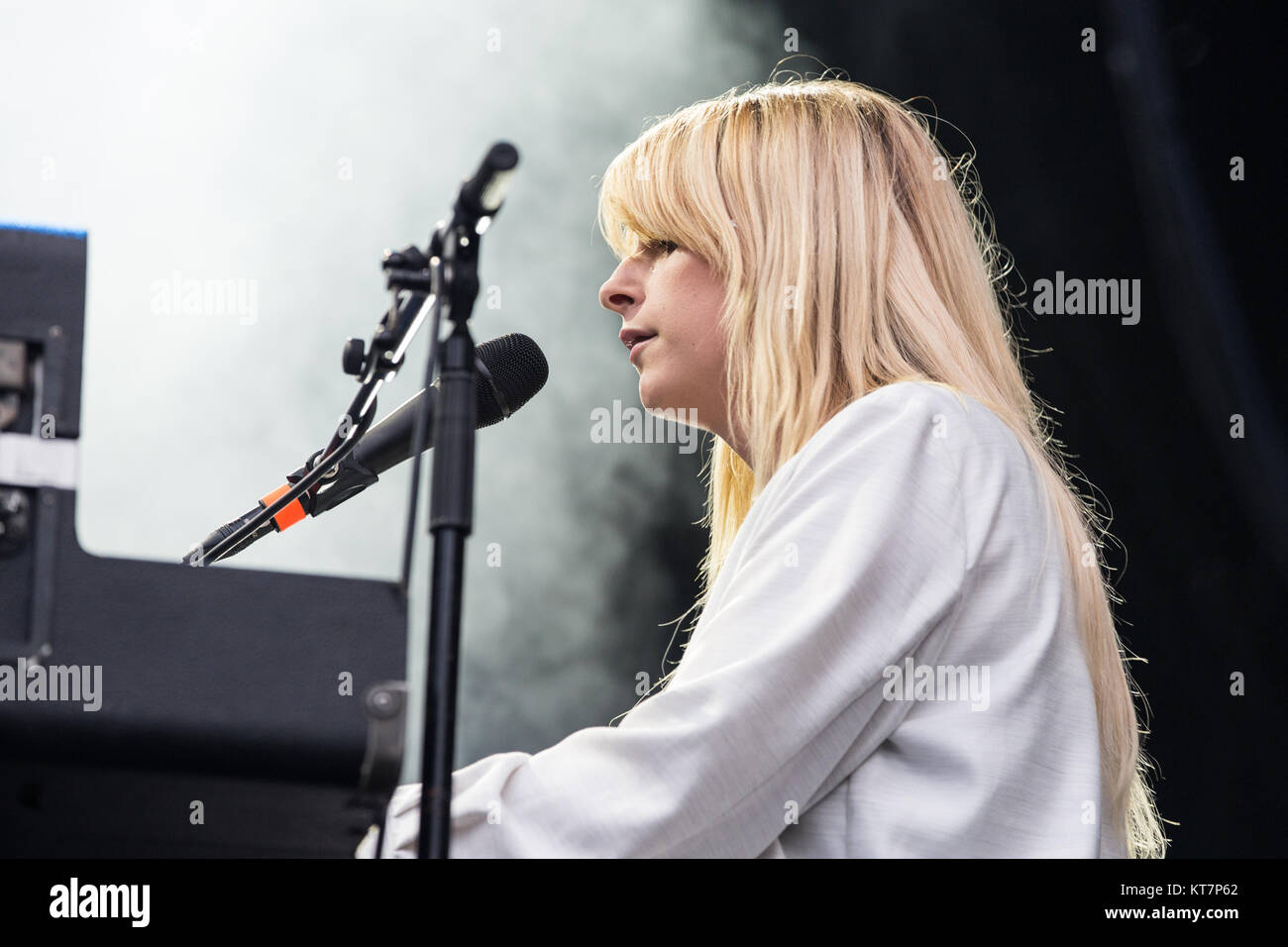 The Norwegian singer-songwriter and musician Susanne Sundfør performs a live concert at the Norwegian music Norwegian wood in Oslo. Norway, 15/06 2017. Stock Photo