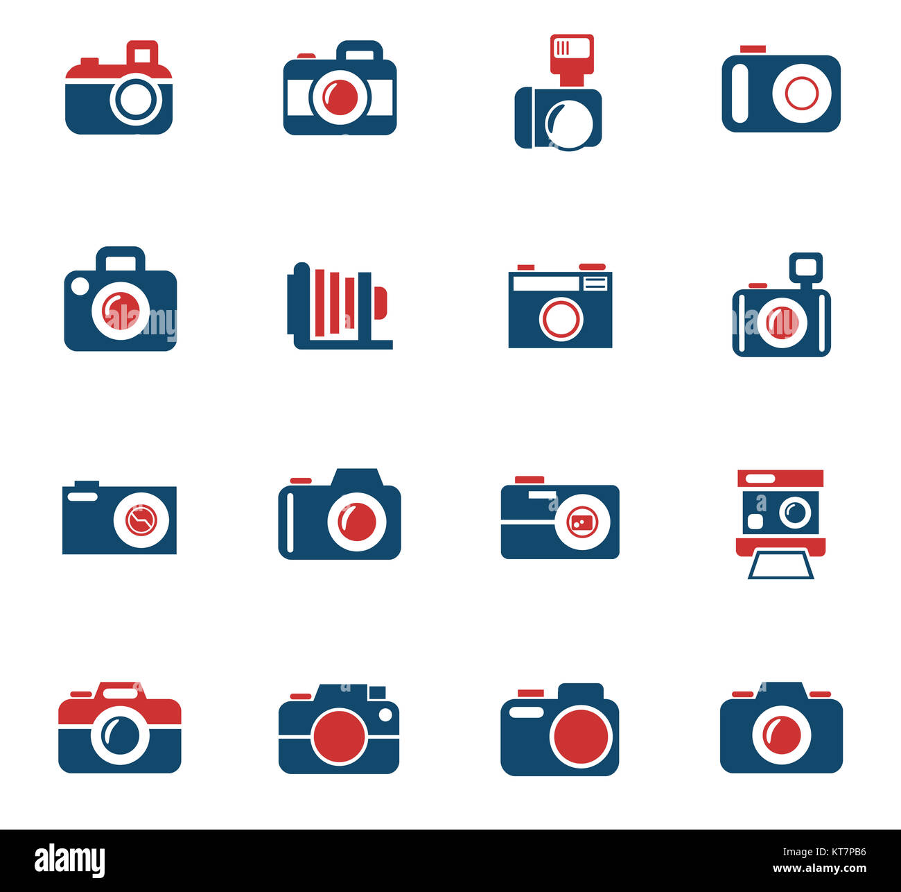 camera icon set Stock Photo - Alamy