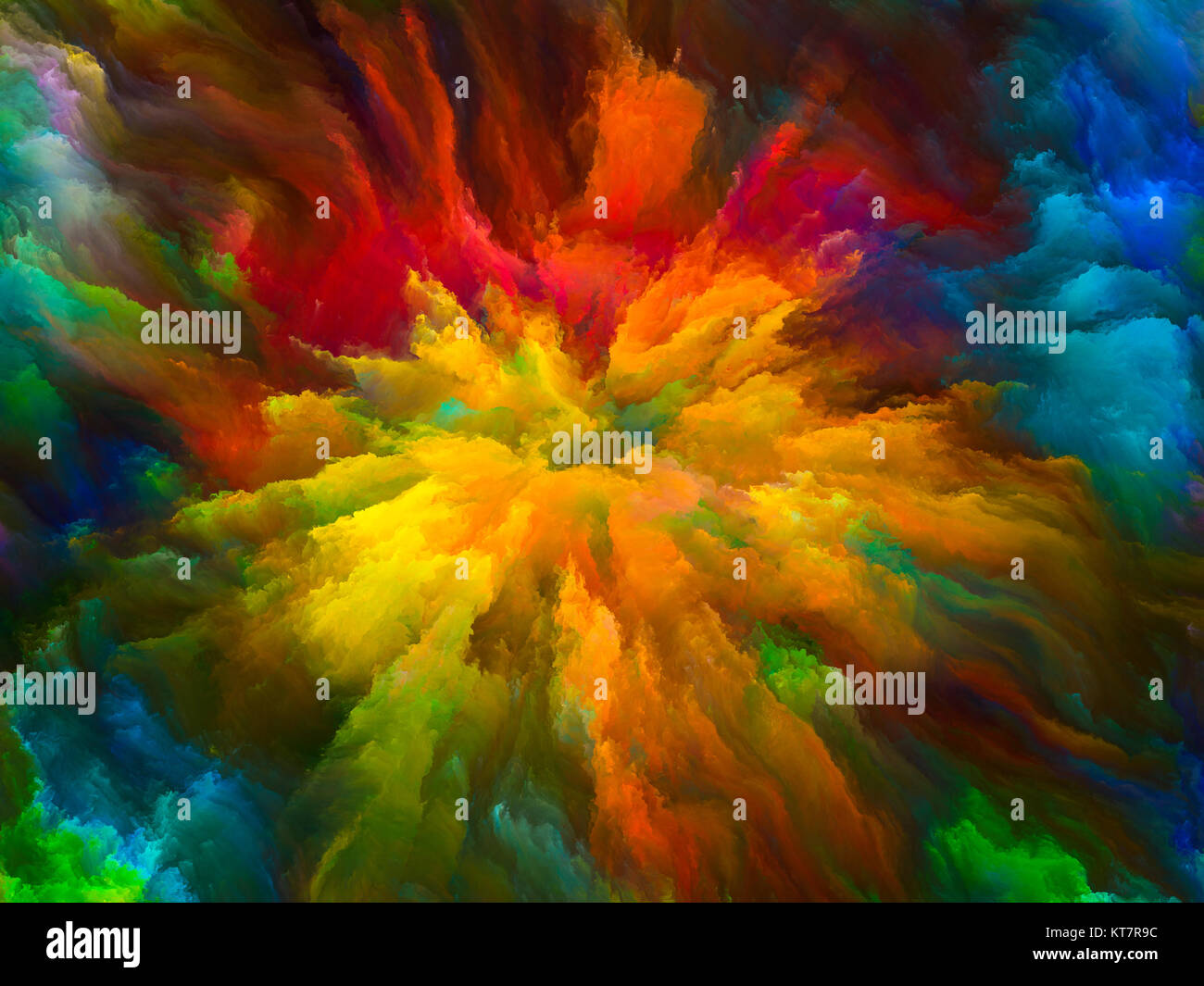 Evolving Virtual Canvas Stock Photo - Alamy