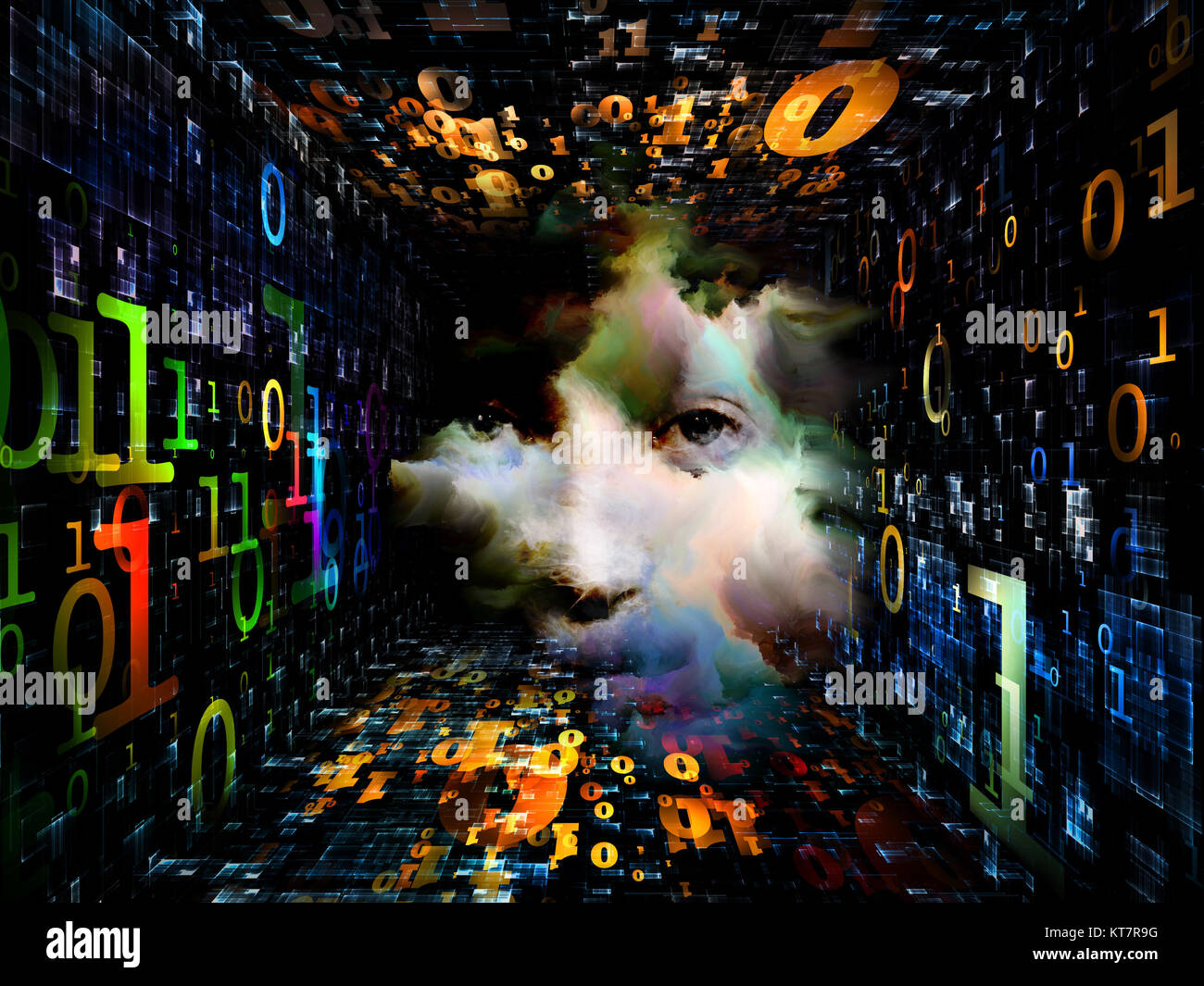 Tunnel of Digits Stock Photo - Alamy