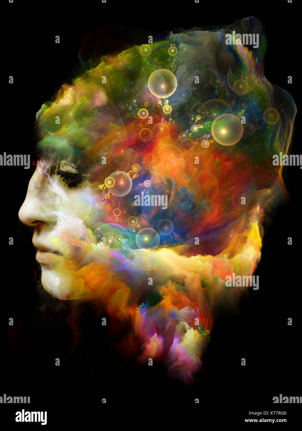 Surreal Portrait Stock Photo - Alamy