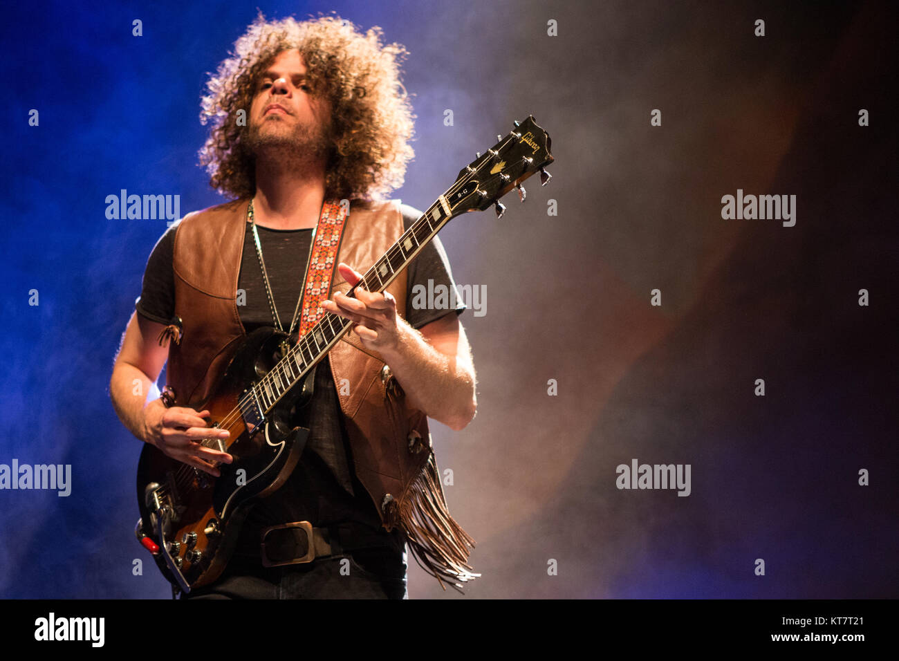 The Australian rock band Wolfmother performs a live concert at Sentrum