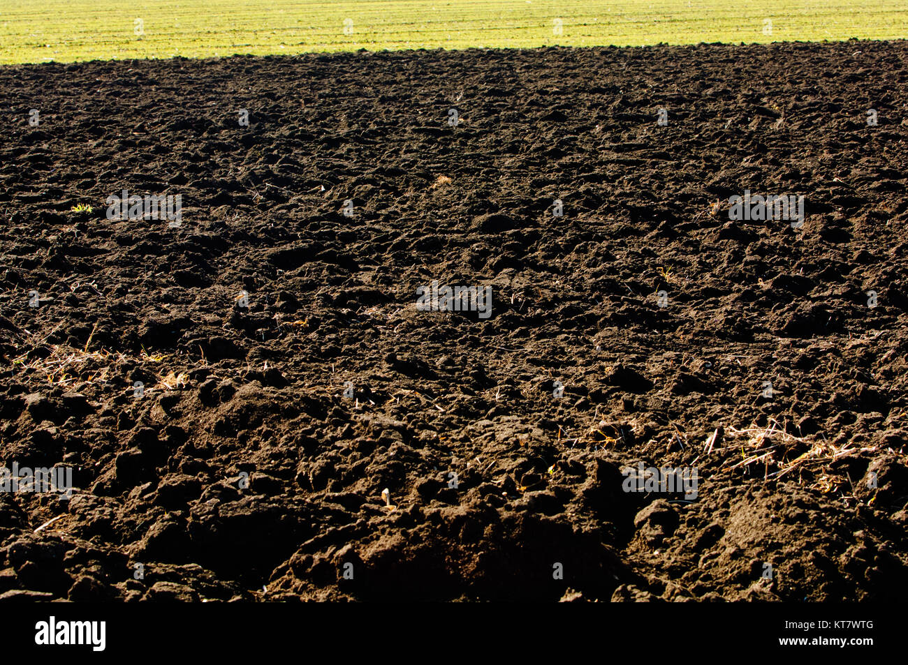 Ploughed soil in agricultural field arable land Stock Photo - Alamy