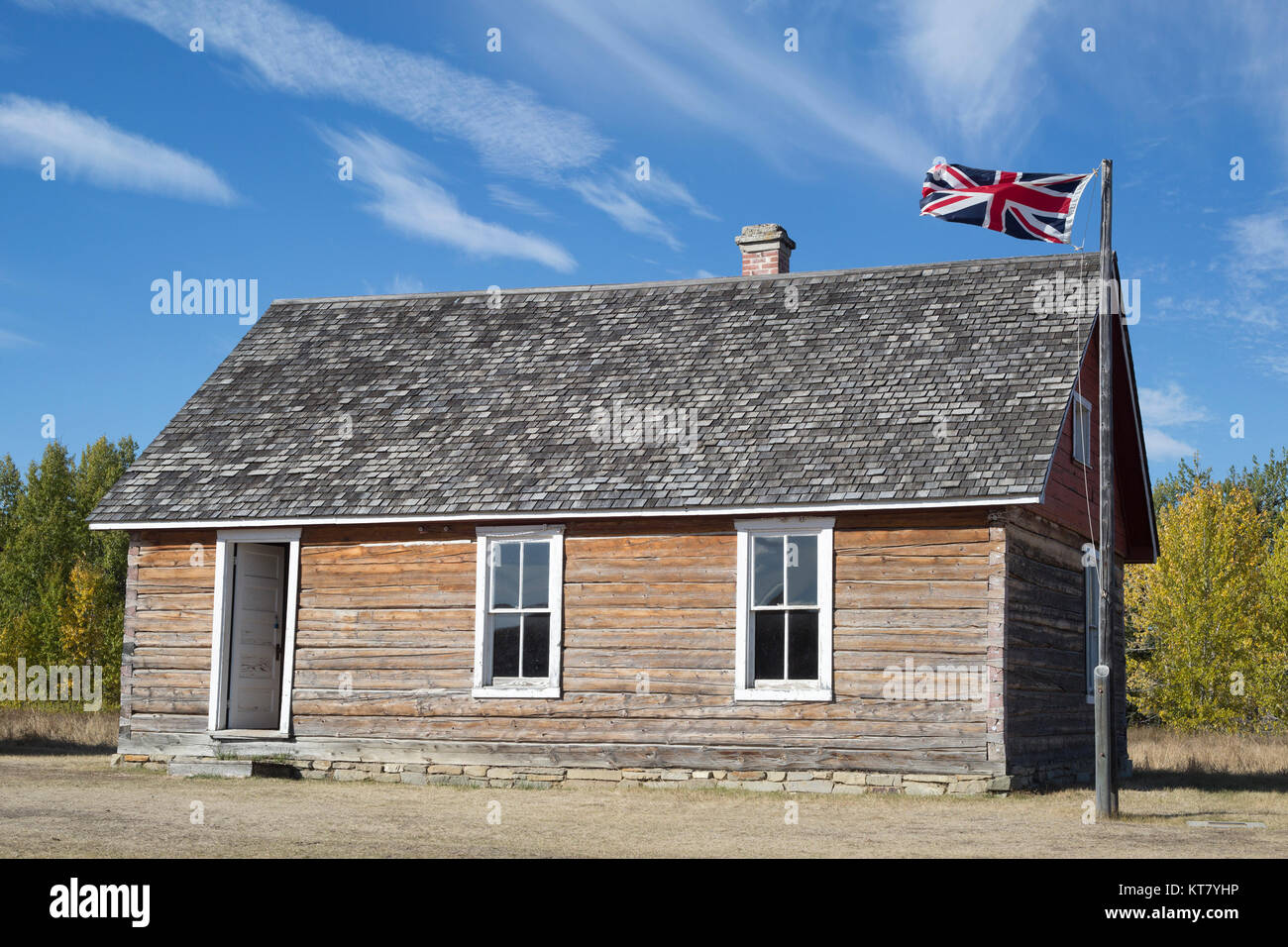 Ranch Office built about 1902. It also served as Pekisko Post Office