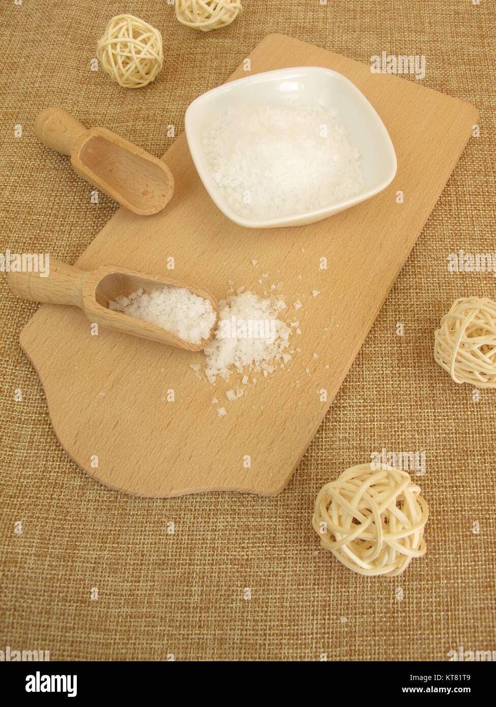 fleur de sel sea salt Stock Photo - Alamy