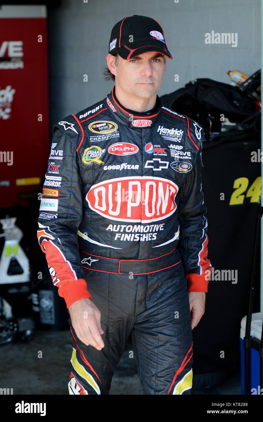 HOMESTEAD, FL - NOVEMBER 17: Jeff Gordon  at the NASCAR Nationwide Series Ford EcoBoost 300 at Homestead-Miami Speedway on November 17, 2012 in Homestead, Florida   People:  Jeff Gordon  Transmission Ref:  MNC5 Stock Photo