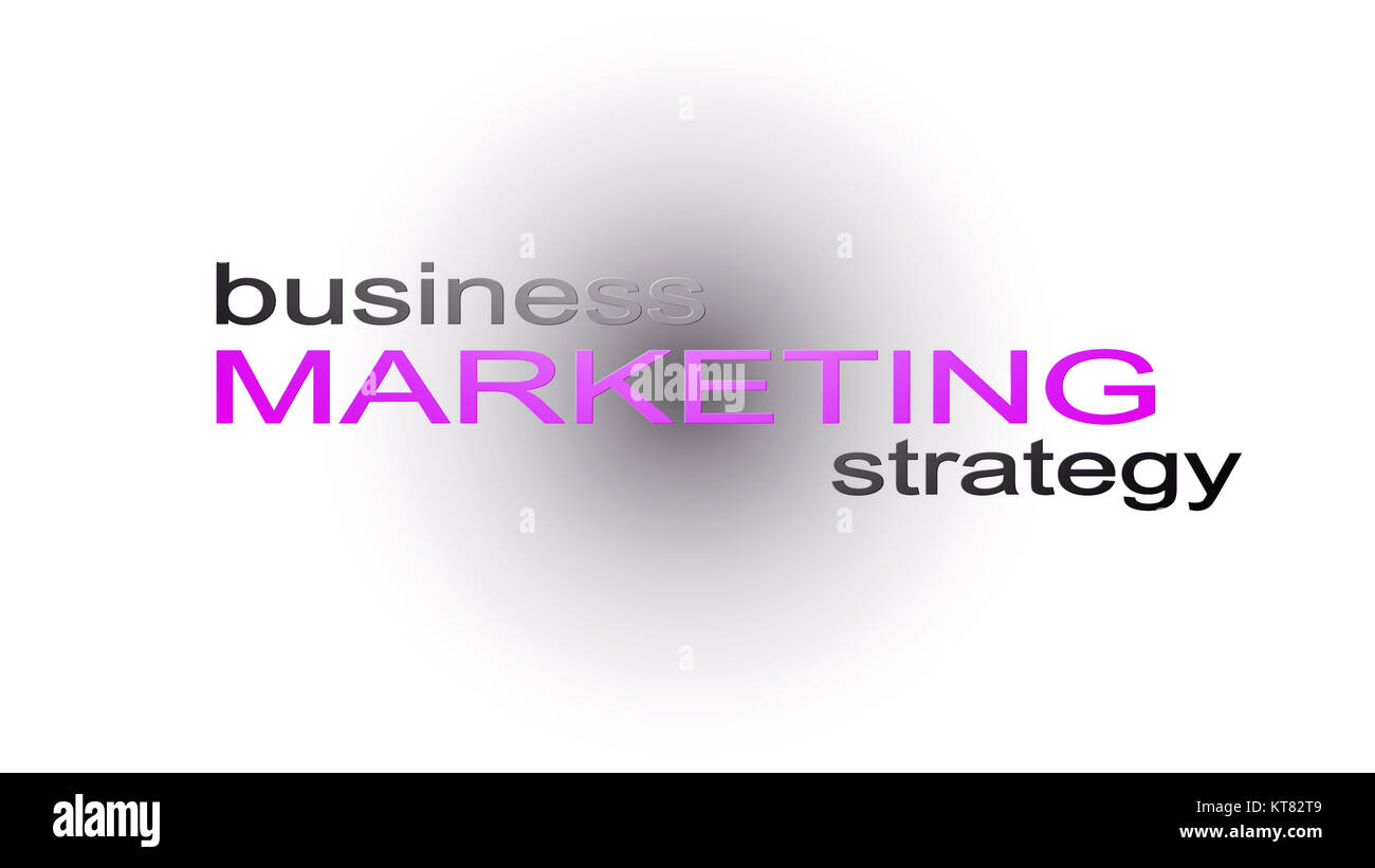 Marketing Business Strategy Word Cloud Text Concept Stock Photo - Alamy