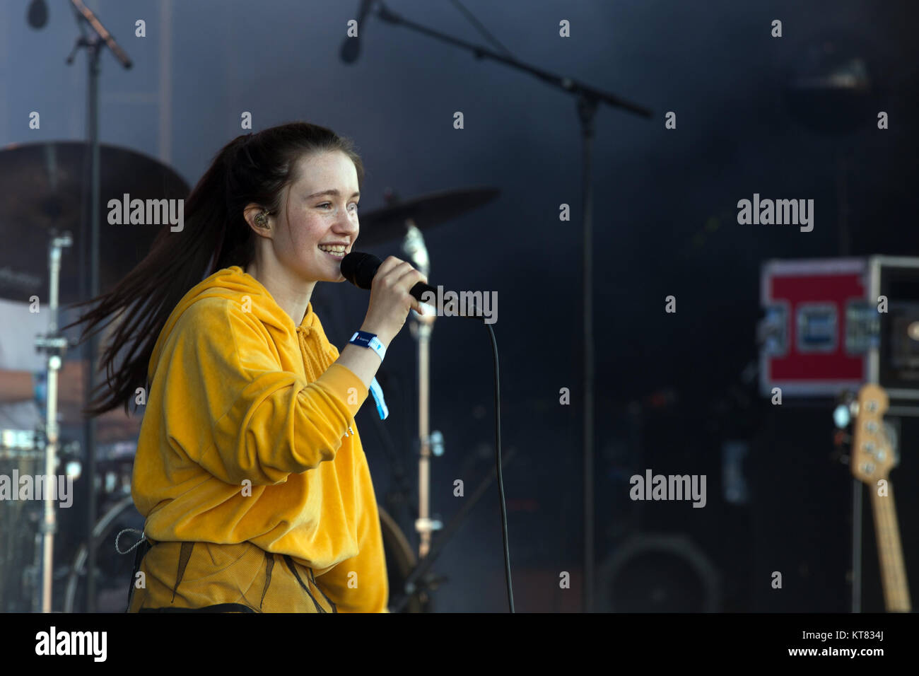 Norway, Tonsberg – July 12, 2017. The Norwegian singer and songwriter ...