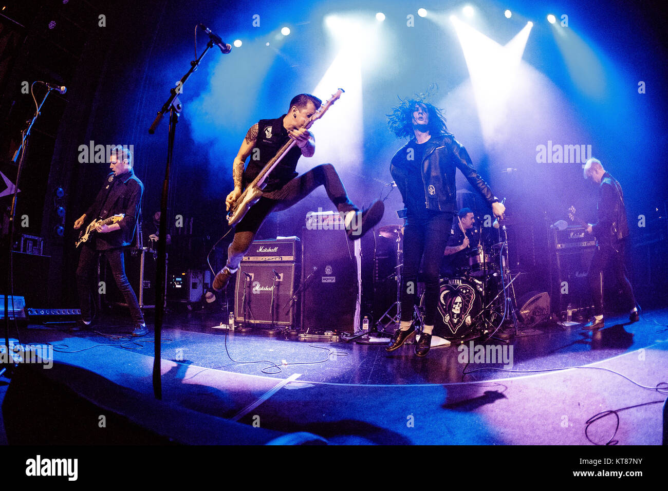 Denmark, Copenhagen October 08, 2017. The English horror punk band