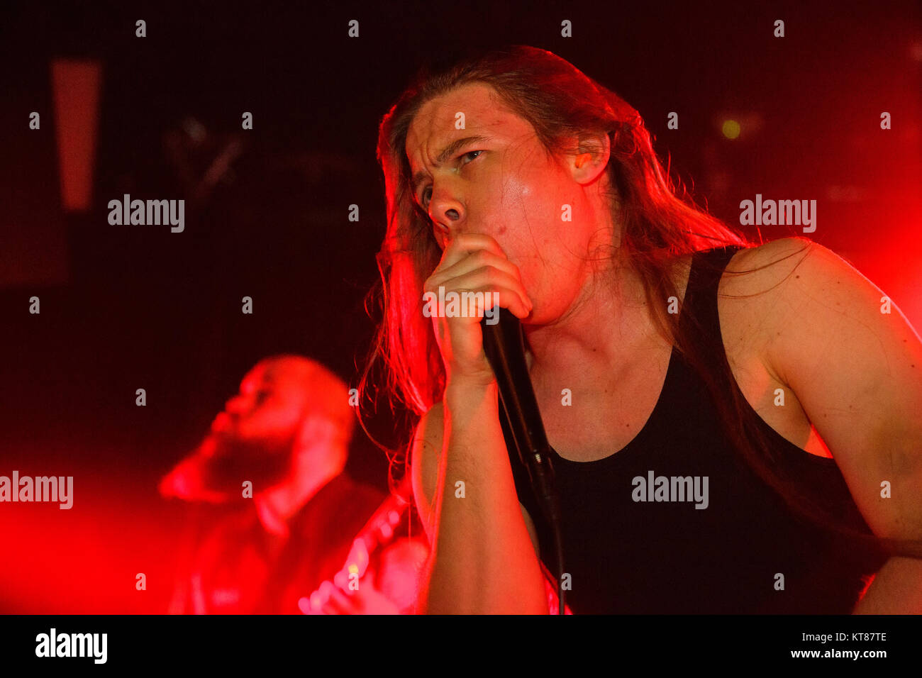 The Canadian technical death metal band Cryptopsy performs a live