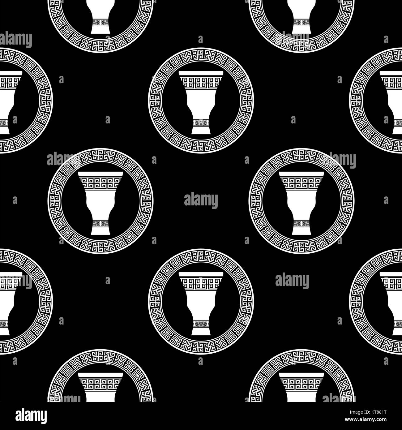 Ancient Greek Vase Black And White Stock Photos Images Alamy